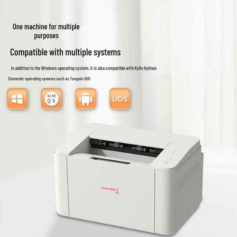 Great Wall P2400DN Black and White Laser Printer CN plug (adapter included)