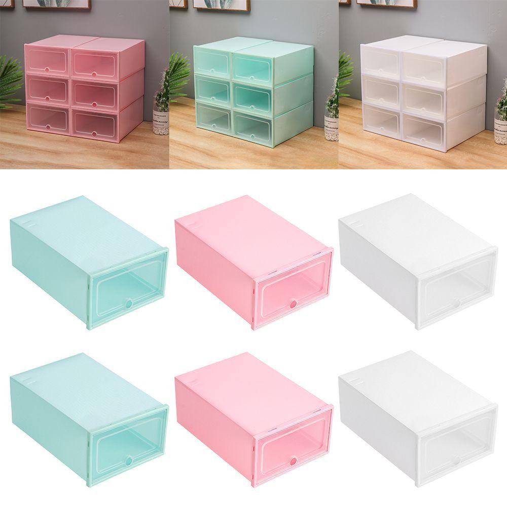 Minimalistisches Design Schubladen-Schuhkarton Staubdichter Schuhaufbewahrungsorganizer für Heimorganisation