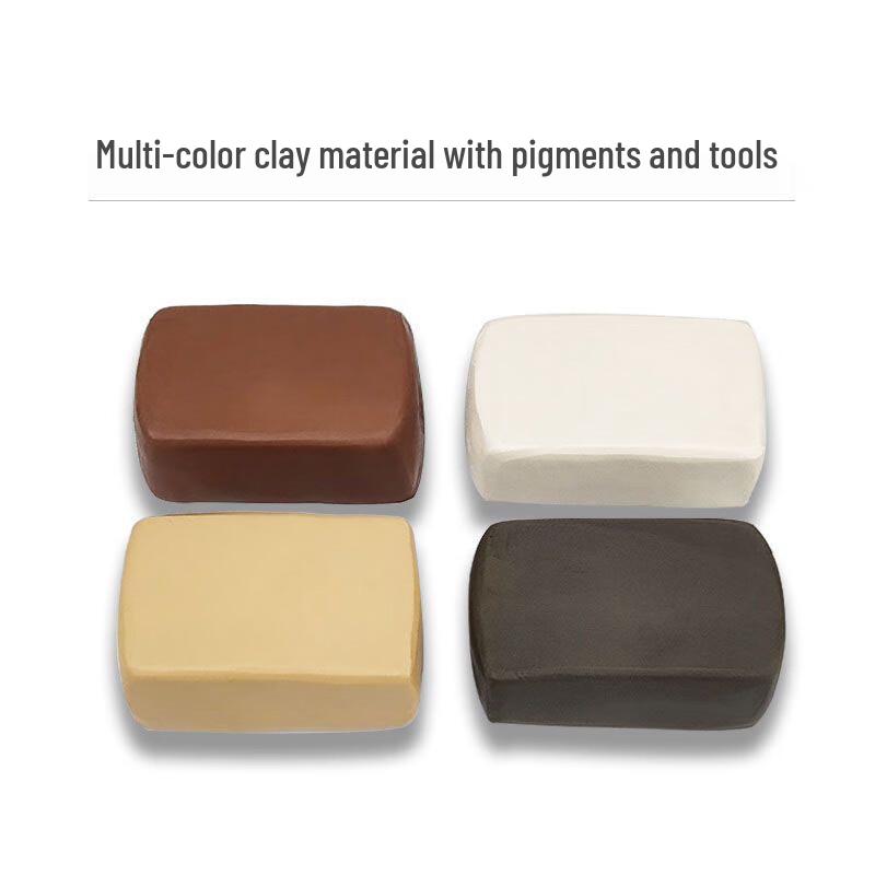 Diyu Kids' 4-Pack No-Bake Soft Clay Art Kit
