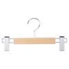 Nakata Hanger - Set of 5 Wooden Skirt/Bottom Hangers, Natural, Made in Japan, SET-05