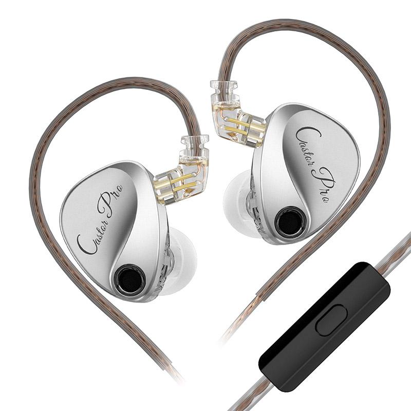 KZ Castor PRO 2DD Dynamic In Ear Earphones High-end Tunable Earphones Stets A New Benchmark for Hfi Sound Quality Bass Headsets