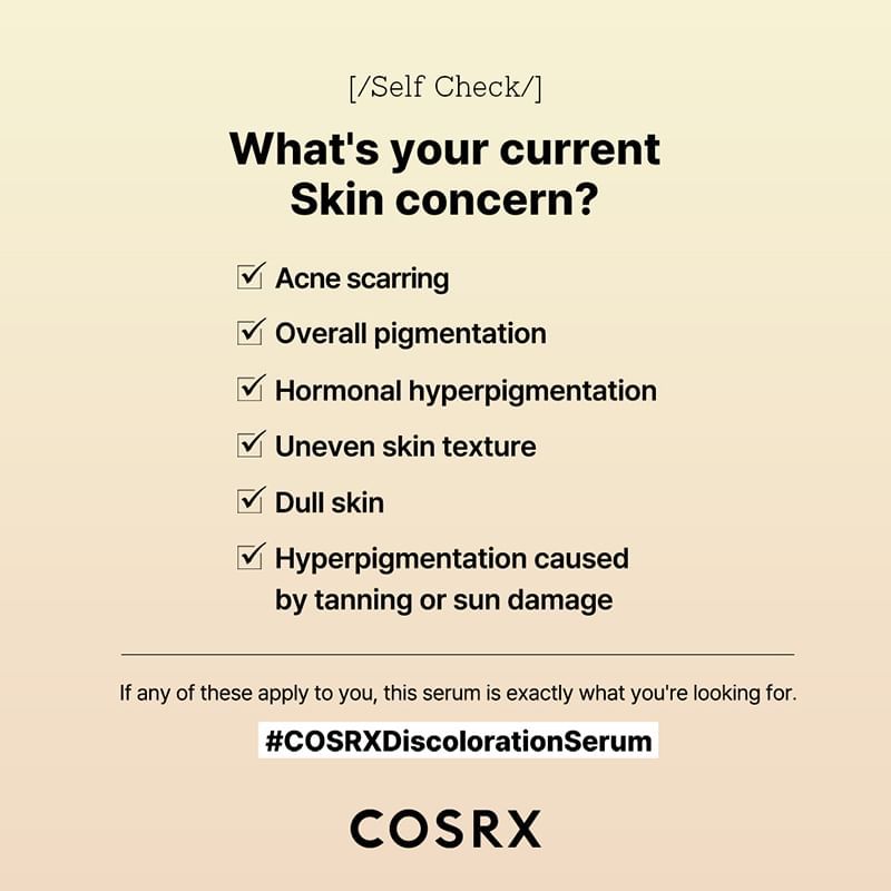 COSRX - The Alpha-Arbutin 2 Discoloration Care Serum