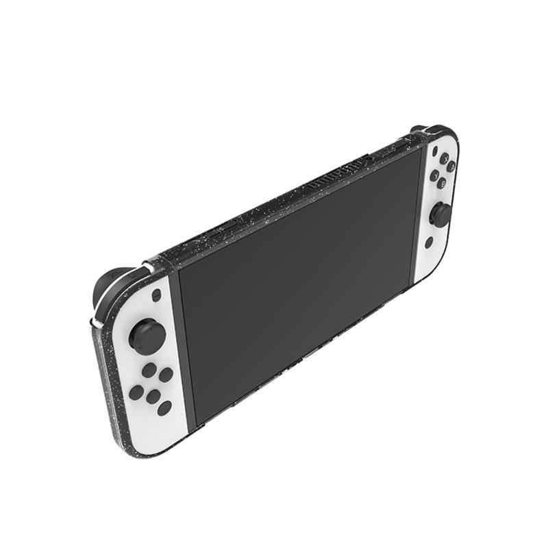 Transparent Glitter Crystal Protective Case Scratch-proof Ergonomic Shells Compatible For Switch