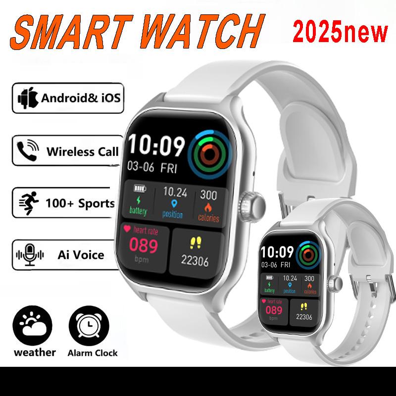 New Smart Watch Men Women Heart Rate Sleep Health Monitoring BT Call Message Notification Multi-sport Mode Smartwatch