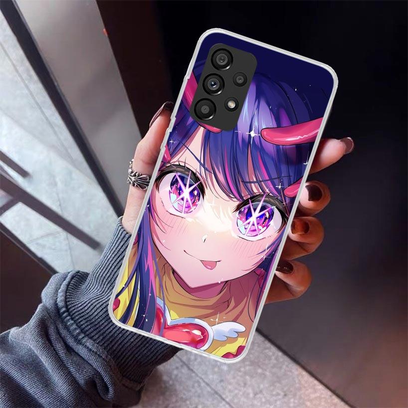 Oshi No Ko Phone Case For Samsung Galaxy A12 A52S A42 A32 A22 A51 A50 Note 20 Ultra 10 S10 Plus A71 A70 A31 A30 A10S Galaxy A12