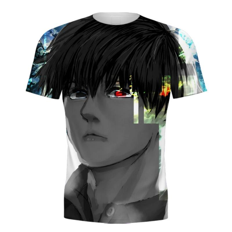 3D Printed Short Sleeved T-shirt Ghoul Men's Women's Summer Casual T-shirt Short Sleeved Shirt