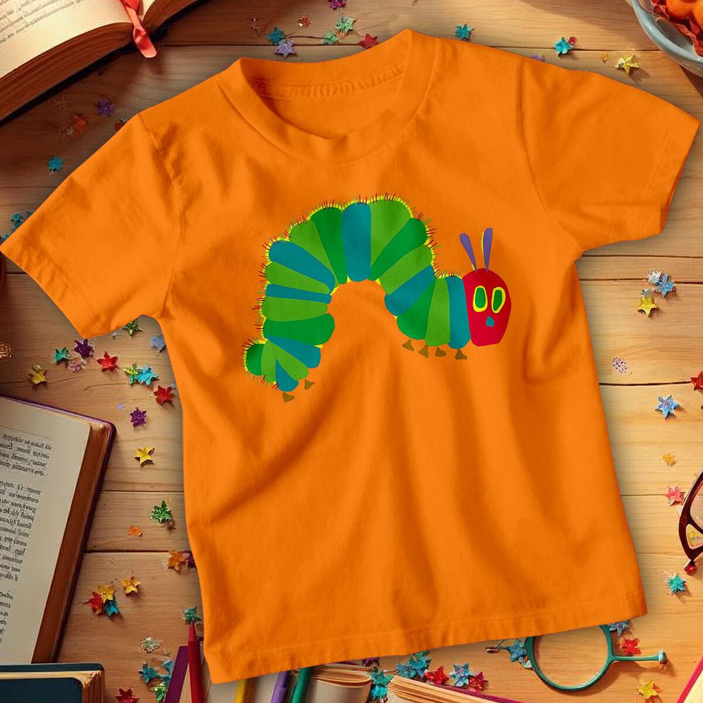 Il Piccolo Bruco Affamato Magliette da Uomo per la Giornata Mondiale del Libro Maglietta Costume #WBD