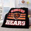 Chicago Bears  Portable Blanket/Soft Blanket Bedding Blanket Suitable for Travel Camping Living Rooms Offices Sofas Fan Gifts