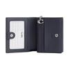 Coach Snap Wallet 10 Brand Logo Print Coated Canvas Wallet Regular Women Wallet Deep-Blue CAP13-SVD9