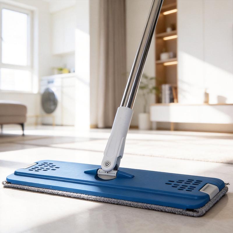 Freihändiges Flachmop- und Eimer-Set – Ein Wisch für einfache Bodenwischung