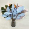 Leaves Flocking Cloth Wedding Bouquet Photography Styling Props Decor Home