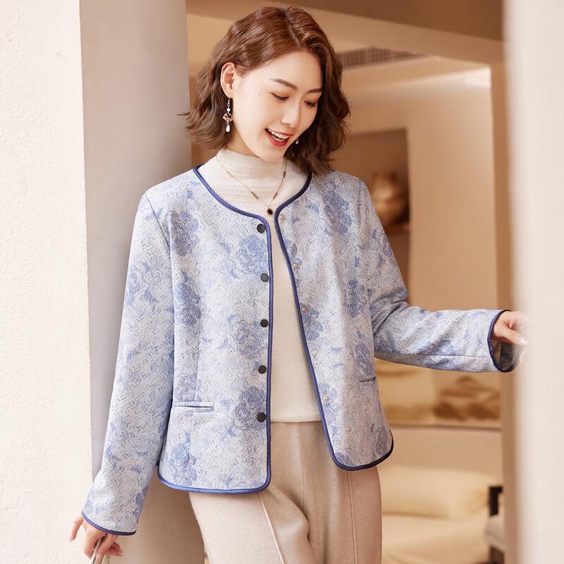 

Женский элегантный жаккардовый кардиган-жакет 4XL