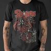 T-shirt Illustration Super-héros Personnage de Comic Spawn | t-shirt graphique, illustration rouge noire