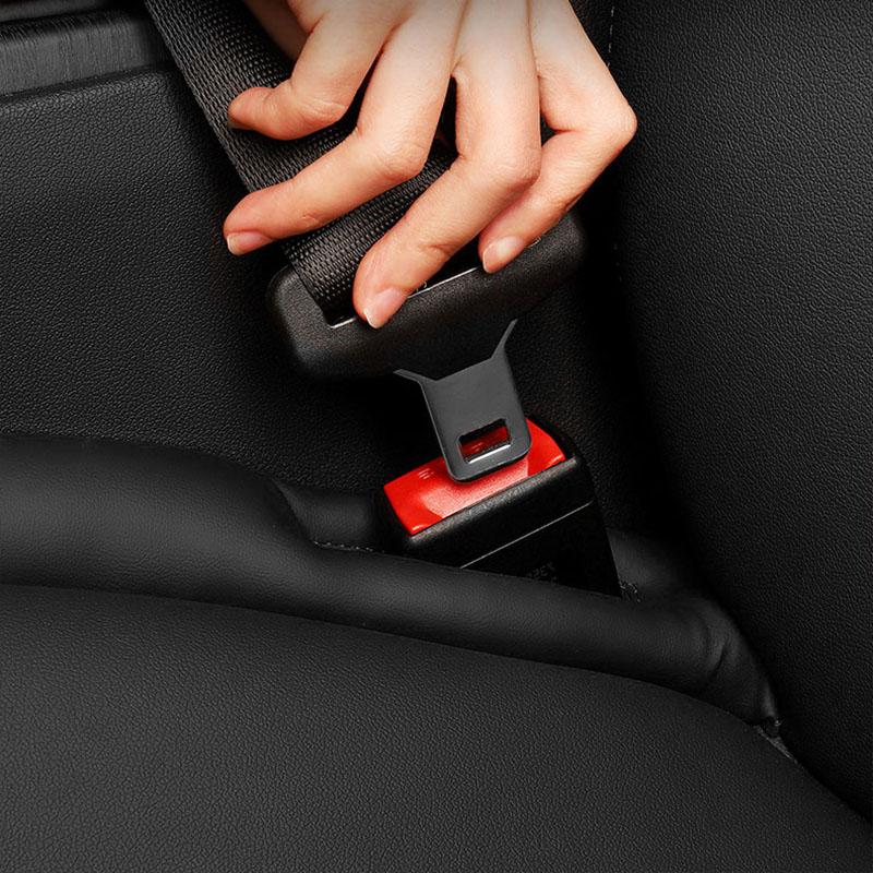2Pcs Car Seat Gap Filler Side Seam Plug Strip Leak-proof Filling Strip for Mercedes benz AMG S K B E GLK CLASS W212 W213 W176 W221