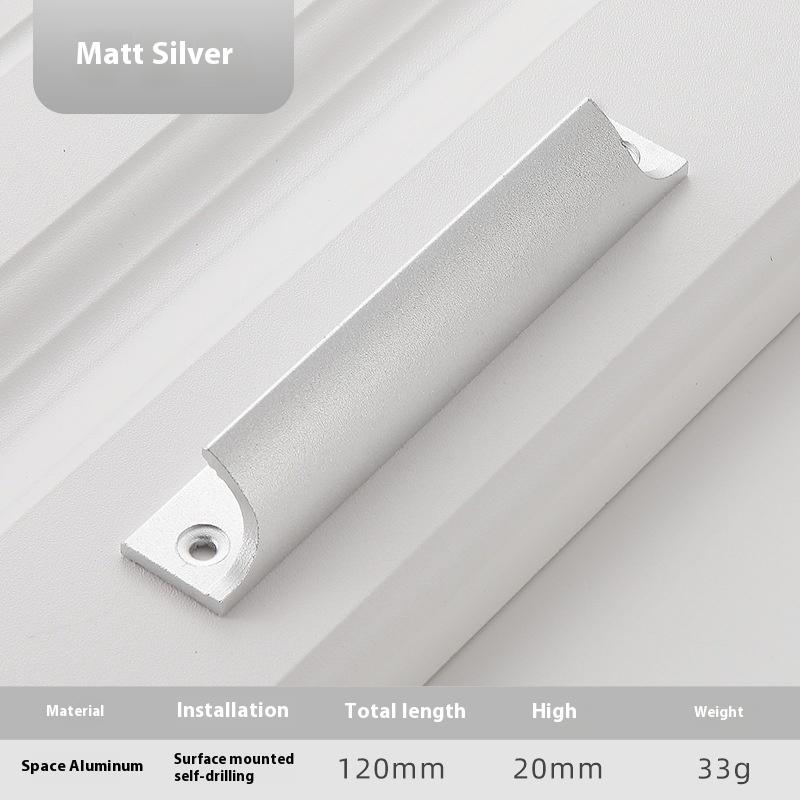 1 Piece Push-Pull Balcony Gate Window Pulls Knob Aluminum Alloy Door Handle Furniture Handle Hardware