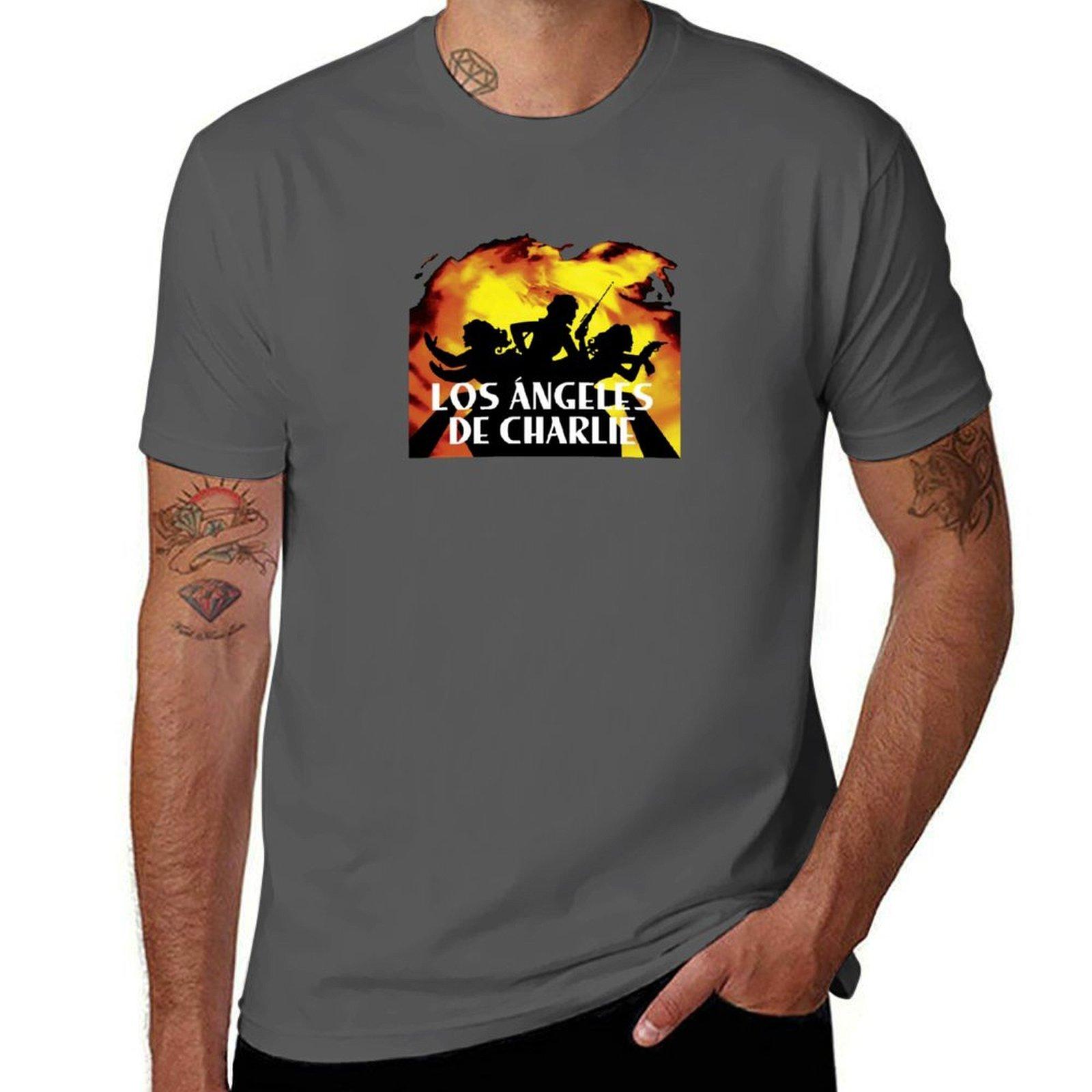 ANGELS LES ANGELES DE CHARLIE T-Shirt man t shirts graphic t shirt custom print T-Shirt 4XL