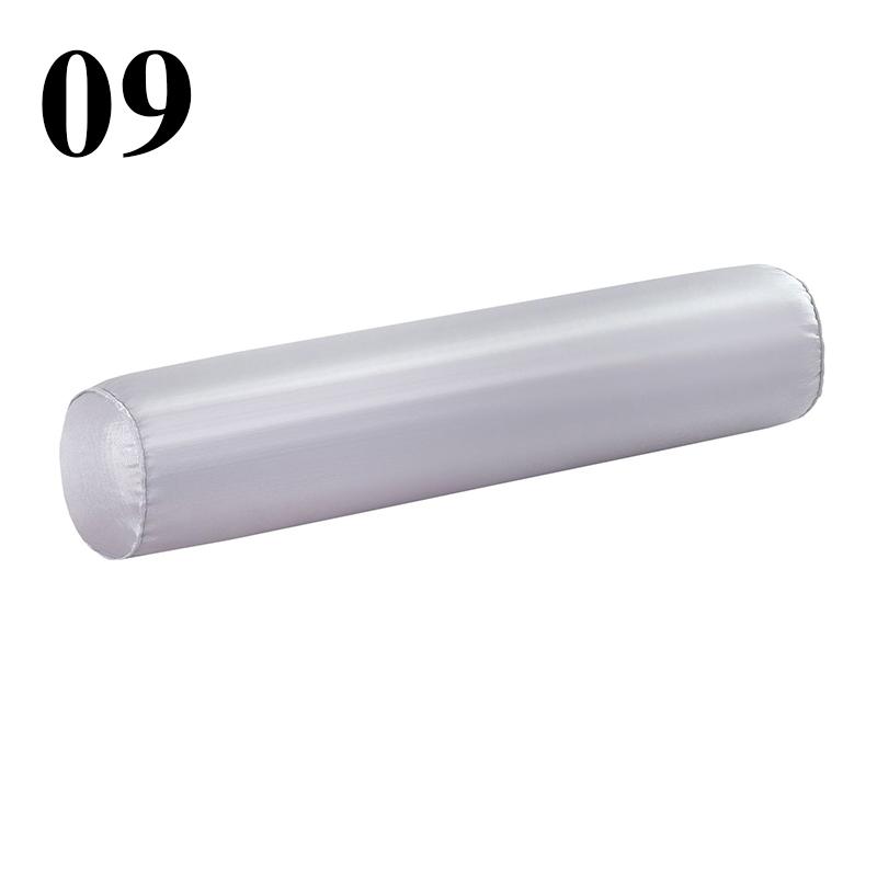 

Летняя мягкая шелковистая подушка, круглый валик, длинная подушка для поддержки тела, атласная шелковая подушка для шеи и талии, педикюрная подушка для ног 15x40cm