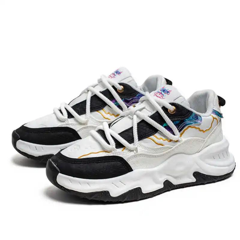 Legitimate Leather With Ties Tenis Originals Vulcanize Sneakers Cool Man White Shoes Sports New Fast 2025outdoor Funny Best