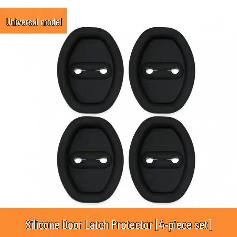 Universal Car Door Shock Absorbing Anti-Collision Buffer Pad & Rubber Sleeve