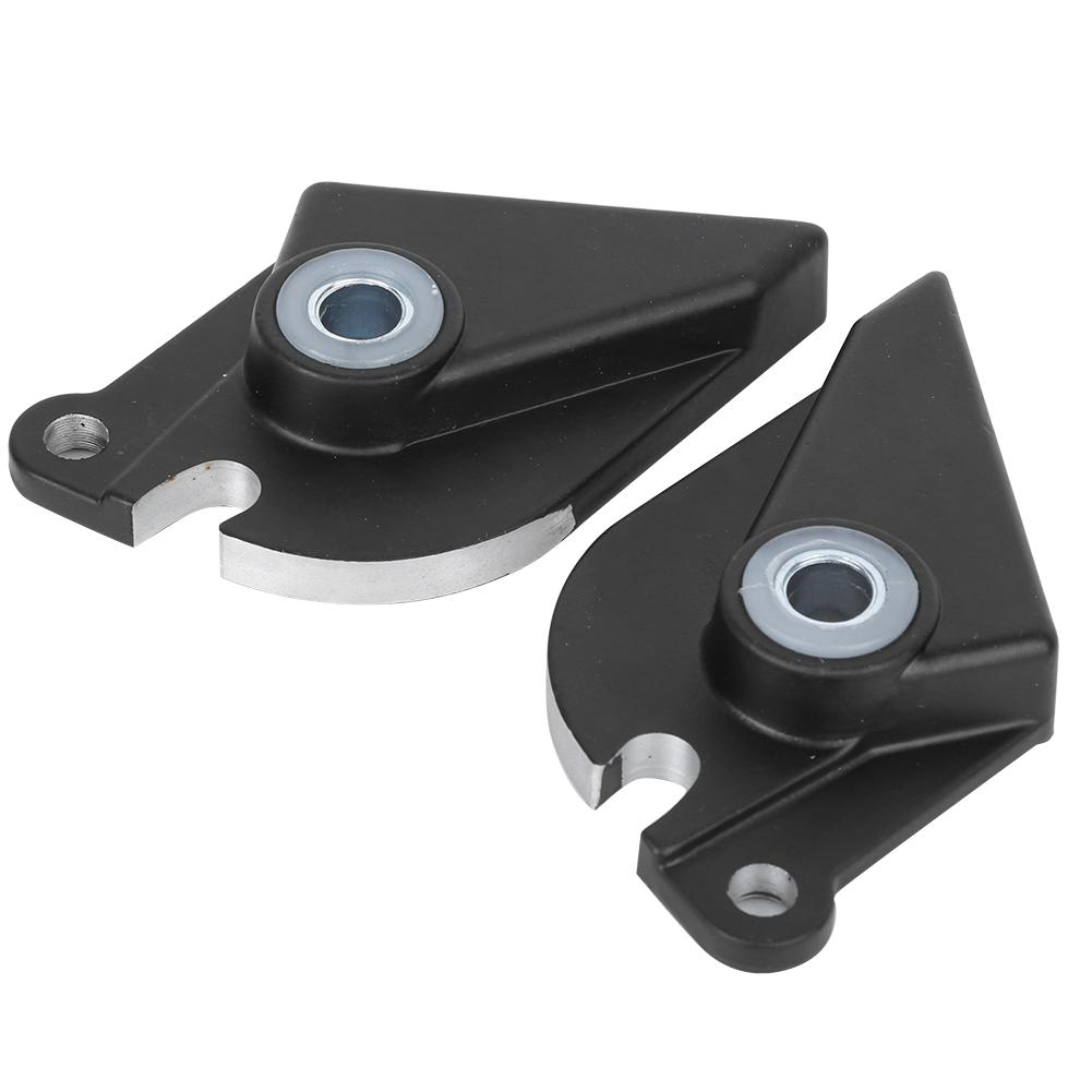 

Aluminium Alloy High Hardness Black Sliding Front Folding Ear Replacement Accessory for KUGOO 8