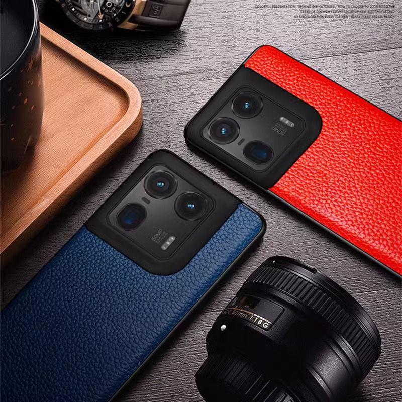 Motorola Edge X30/S30 Pro Lychee Pattern Cowhide Protective Case