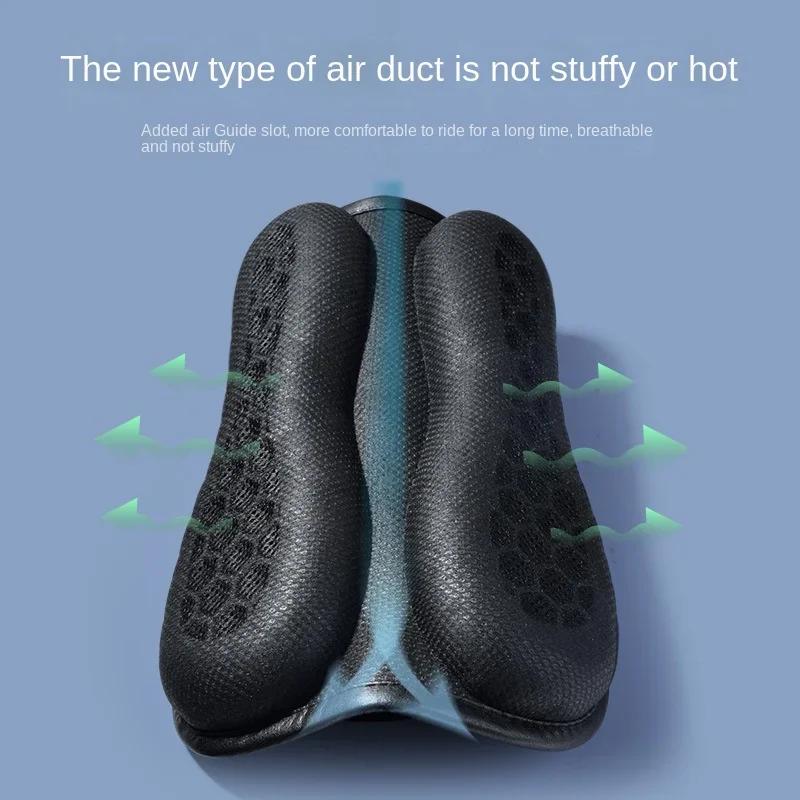 Universal Motorcycle Seat Cushion for All Seasons Elastic Memory Gel Cushions Shock-absorbing Antibacterial Seat Cushion