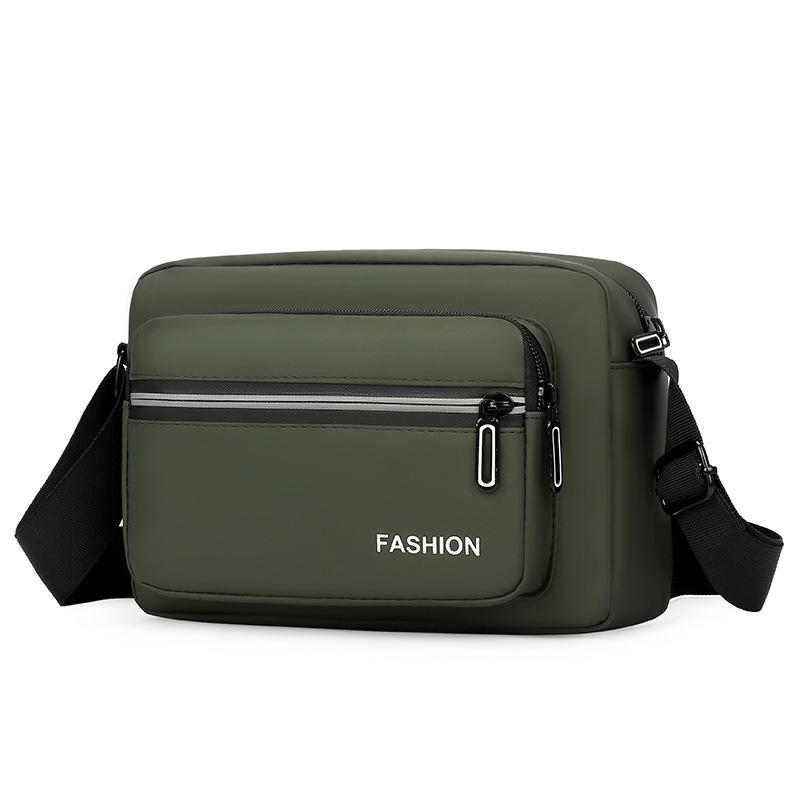 Volnočasová pánská taška velké kapacity, voděodolná taška z oxfordské tkaniny, diagonální taška přes tělo, všestranná pánská taška přes jedno rameno, business taška