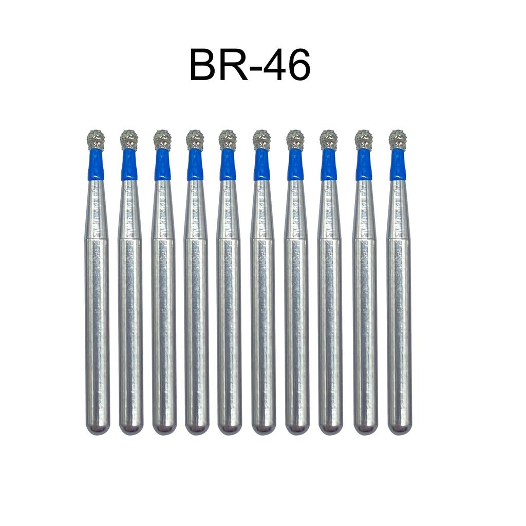 Nun Ck 10 Stück/Packung Dental Diamantbohrer für Hochgeschwindigkeits-Handstück Zahnarztbohrer FG-Serie Durchmesser 1,6 mm