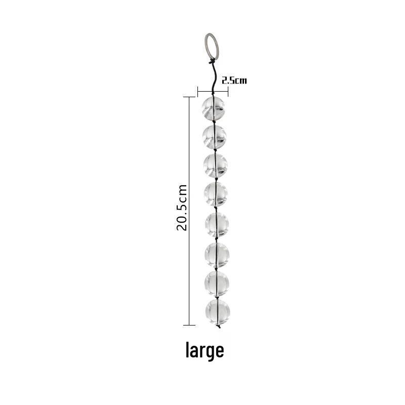 Unisex Sensual Glass Anal Beads - Super Long Alternative Dilator Toy