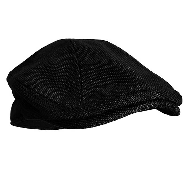 Berretto Retro in Lino Sottile Traspirante Cappellino con Visiera Unisex Bianco Cappello Forward Elegante Casual Beccaccino Copricapo per Uomini Donne