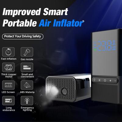 Electric Handheld Air Compressor Inflator for Car 120 PSI Tire Inflator for Motorcycle Bicycle Football Basketball Smart Home Emergency Power Lighting