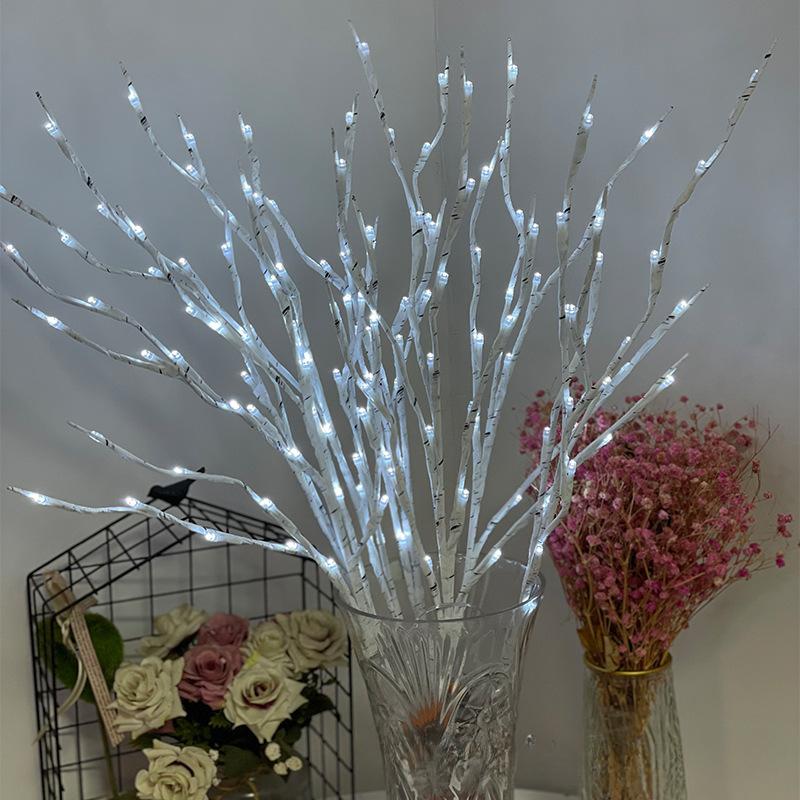 

20 Лампочек Светодиодная Лампа Ветка Дерева Искусственная Ветка Дерева Лампа Мини Рождественская Мигающая Ветка Дерева Ночник DIY Украшения для Вечеринки 20 lamp beads
