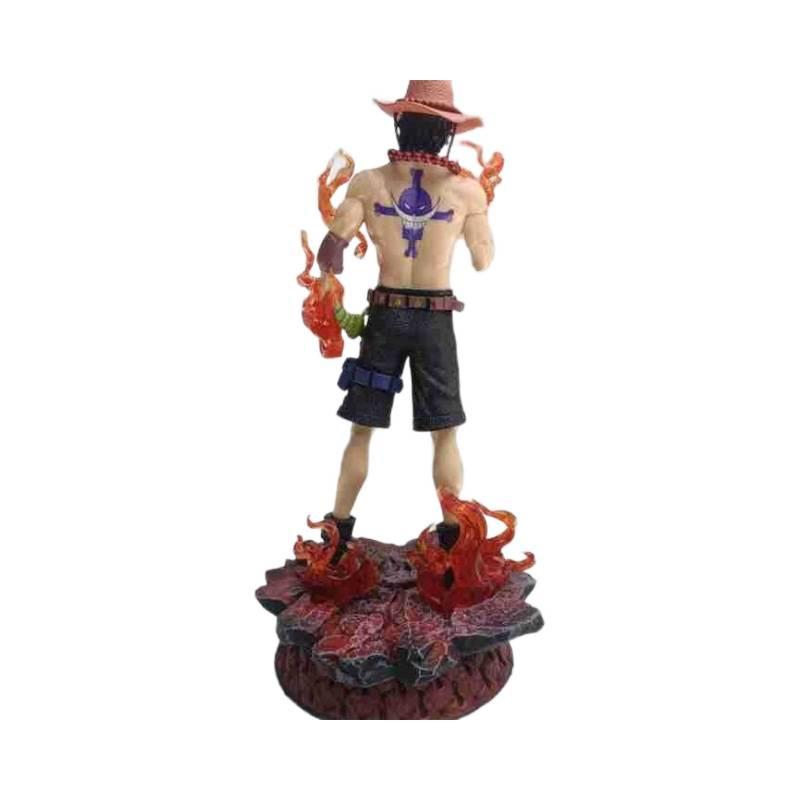 One Piece figure Dream Ace with base small tide play peripheral ornaments animation statue straw hat group Luffy