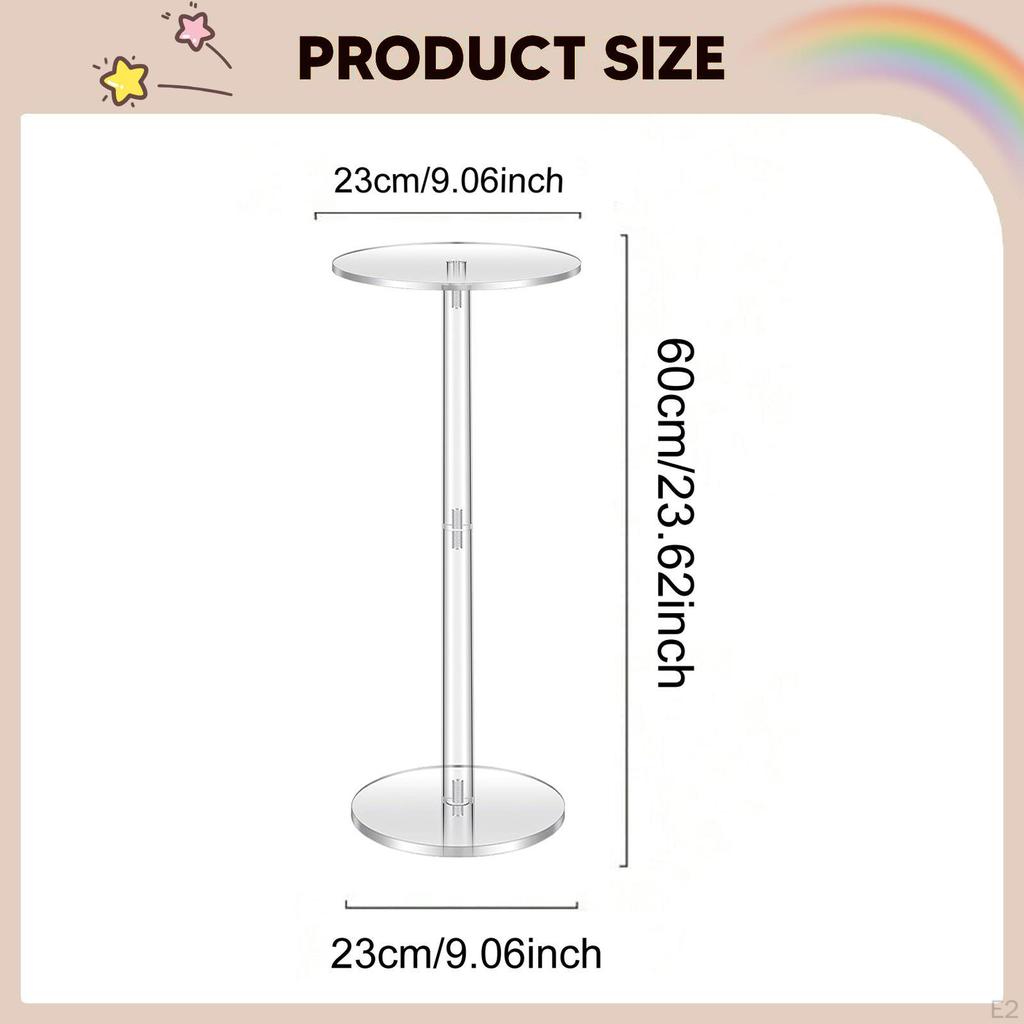 Acryl Blumenständer Sockel Hohe Vase Tischdekoration für Event Verlobung