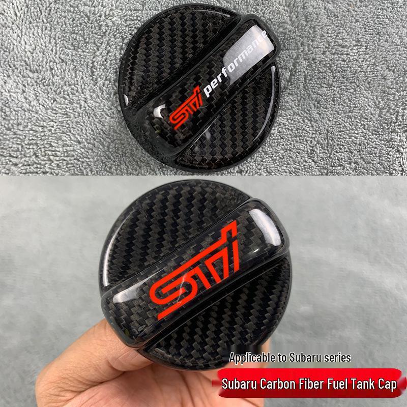 Carbon Fiber Fuel Tank Cap for Subaru Forester, XV, Outback, BRZ, WRX, Legacy, LEVORG