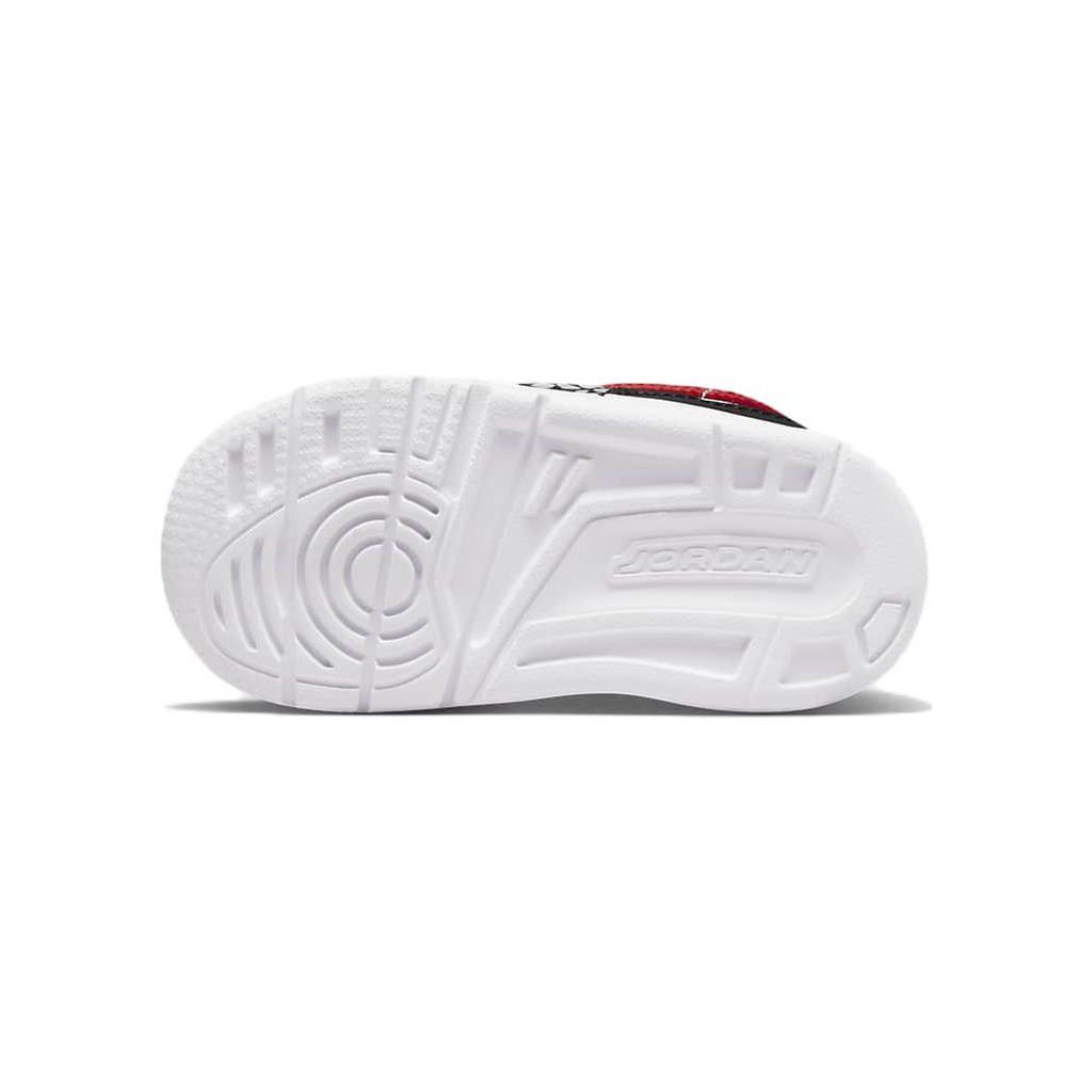 Air Jordan Legacy 312 Low TD Fire Red Baby-Sneaker Weiß Schwarz Wolfsgrau CD9056-160