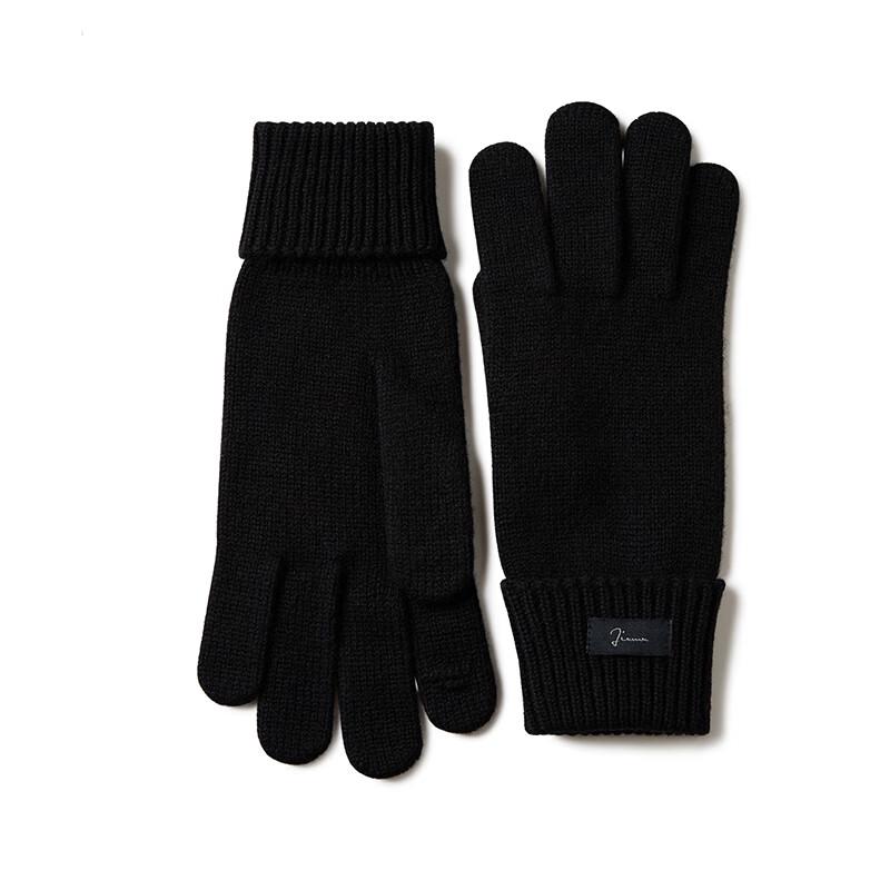 JIUMU Men's Pure Wool Warm Gloves