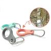 3Pcs Portable Water Bottle Carrying Holder Silicone Hanging Buckles Outdoor Water Bottle Carriers with Carabiner Clip