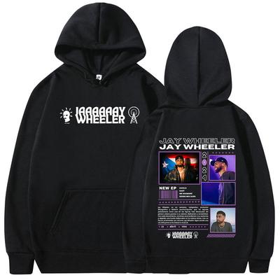 Jay Wheeler Trappii Tour Grafik T-Shirt Herren Damen Mode Hip Hop Vintage T-Shirts Lässig Baumwolle Kurzarm Oversized T-Shirt