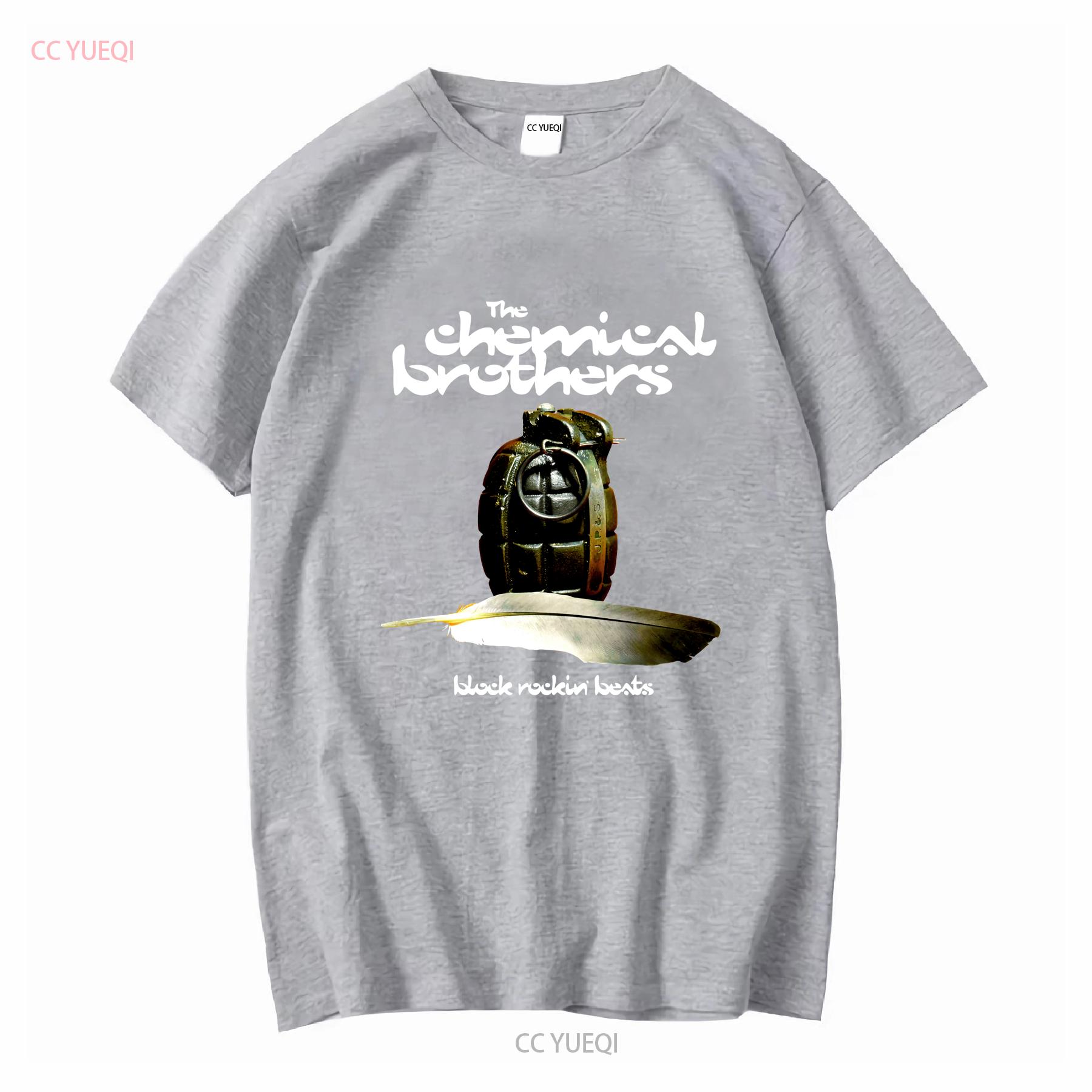 

the chemical brothers Футболка з довгими або короткими рукавами вінтажна прана вуличний одяг м який топ для повсякденного носіння унісекс стильна мода XL