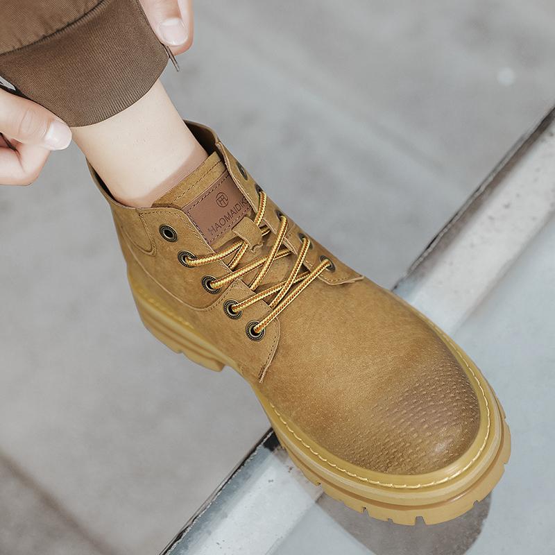 Hot selling men's short boots Trendy street style Outdoor Fashion Party Daily office adult high-quality Autumn and Winter shoes