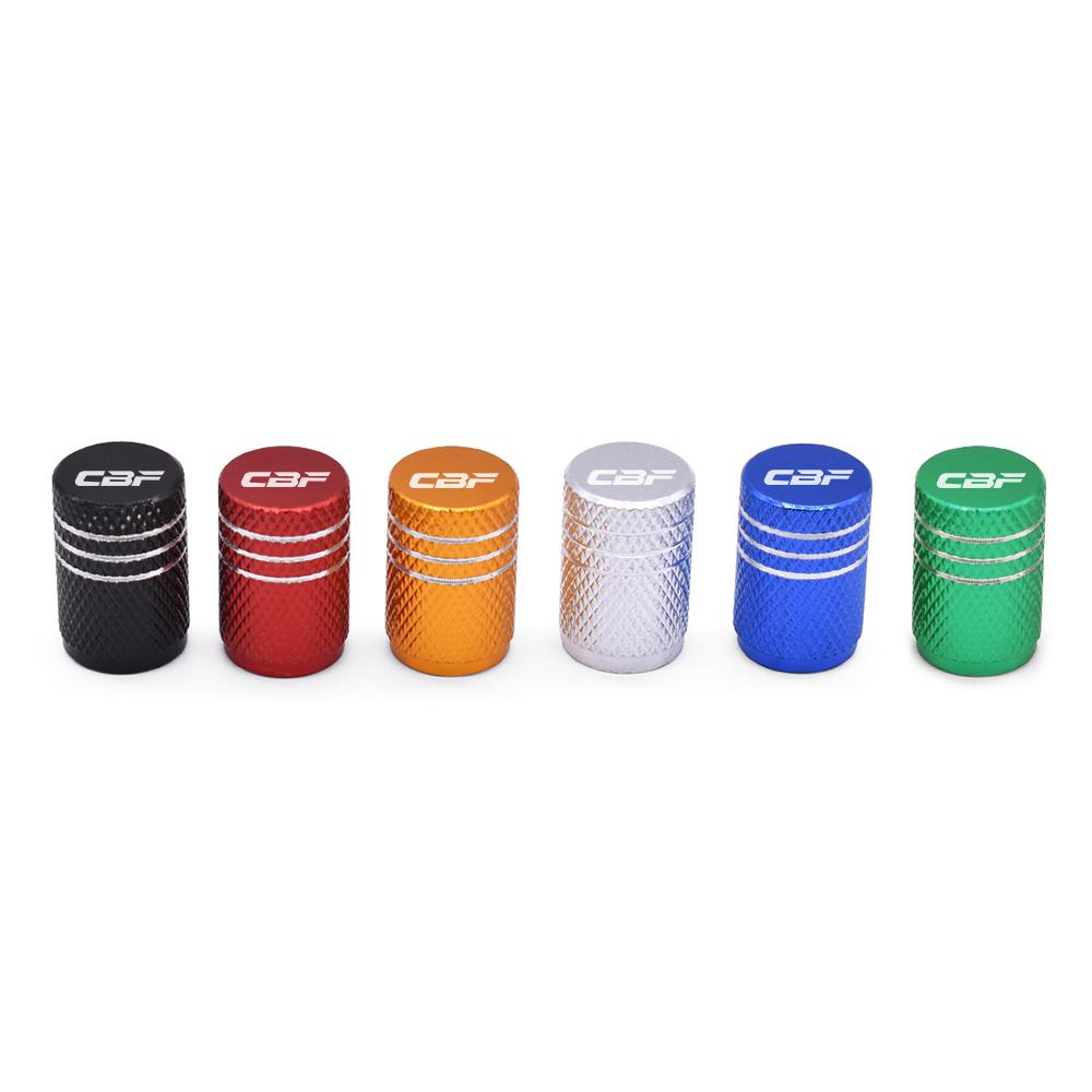 For Honda CBF 125 150 250 500 600 S 1000 CBF500 CBF600 CBF1000 Metal Wheel Tire Valve Stem Caps Dustproof Motorcycle Accessories