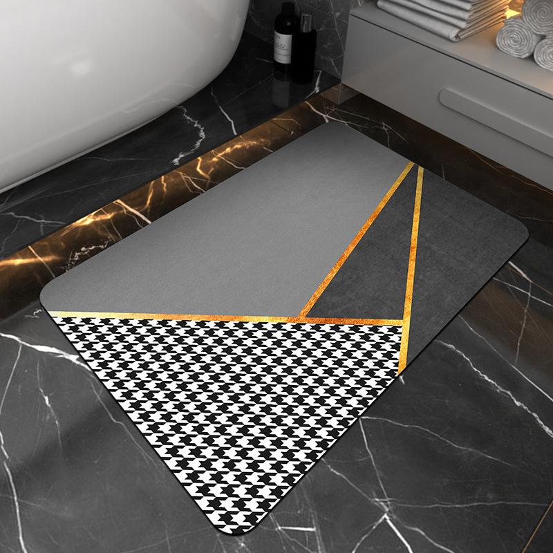 Luxury Diatom Mud Water-Absorbing Non-Slip Quick-Dry Bathroom Mat