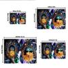 "Colorful Sun & Moon Face Mandala Art Print"Office Mat Home Decor Office Desk Chair Carpet for Office Ph124