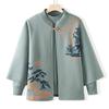 Fashion Mom Sweater Women's Autumn and Winter Cardigan Long Sleeve Bottom Shirt Top Large Size Medium Ladies Knitted Two-piece Set