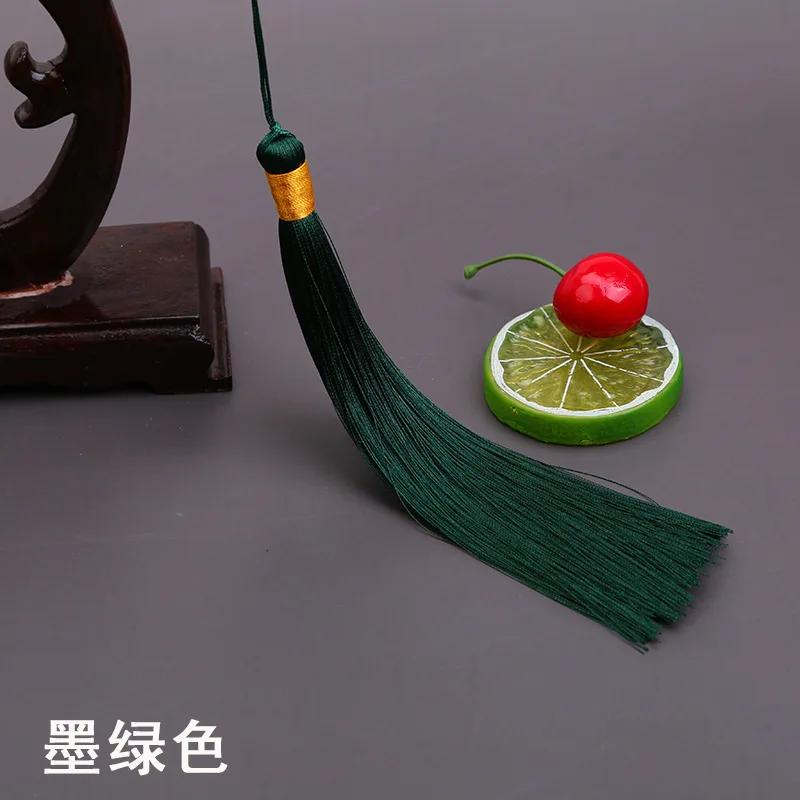 17CM Long Tassel Spike Chinese Clothing DIY Accessories Musical Instrument Pendant Ice Silk Vertical Spike Tassels for Crafts