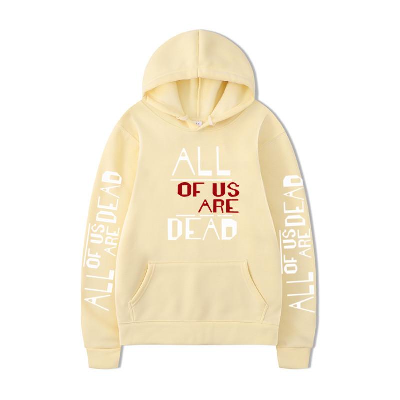 All of Us Are Dead Korean Drama Print Men's Hoodie Vintage Unisex Pullover Men Graphic Hoody Tops Oversize Clothing