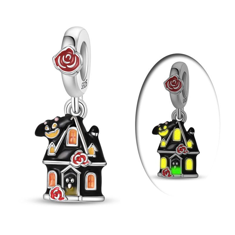 100% Coppernew Halloween Series Charm Pumpkin Skull Beads Fit Originalbracelet Diy Jewelry Making Gifts