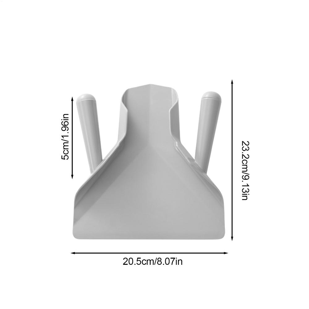 French Fries Shovel Food Grade Household Non Slip Right Handle French Fries Food Shovel Portable Commercial Fry Kitchen Utensils