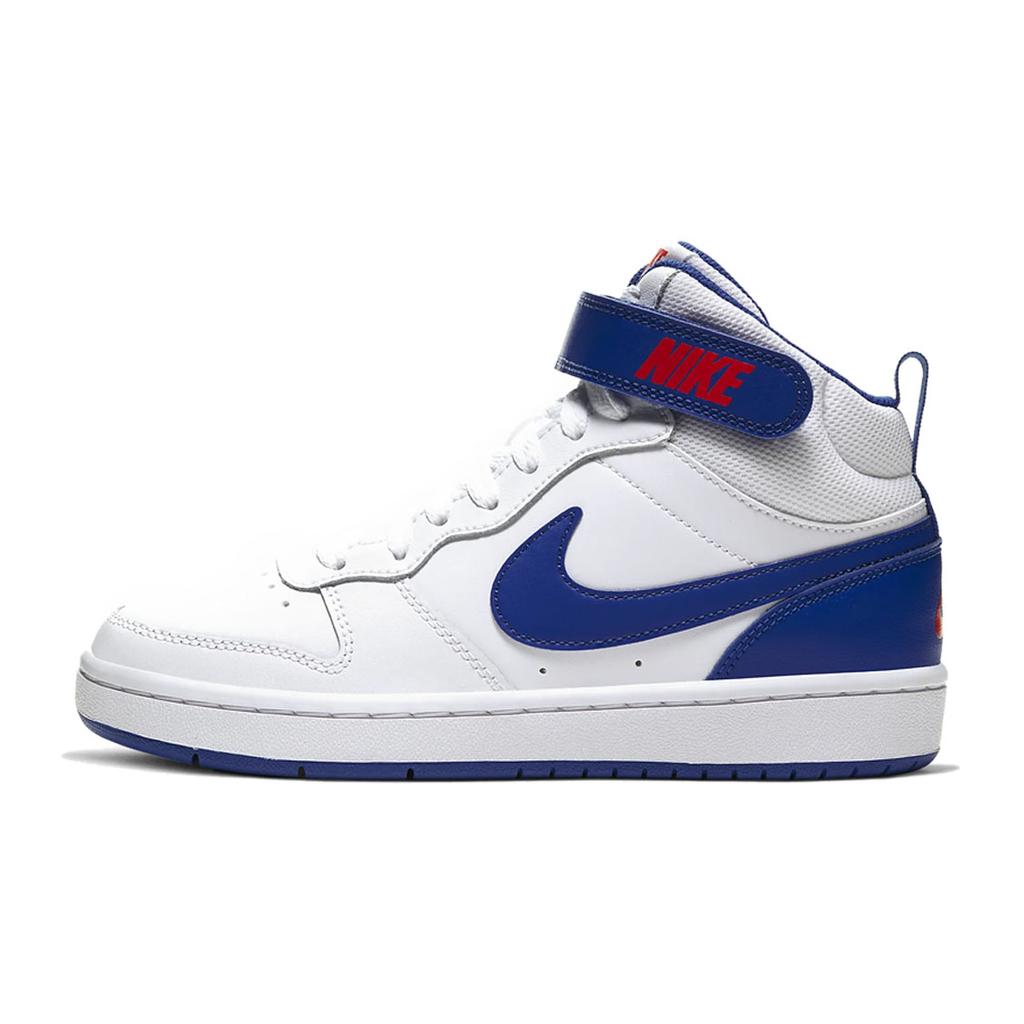 Nye Nike Court Borough Mid 2 Hvit Game Royal GS CD7782-101